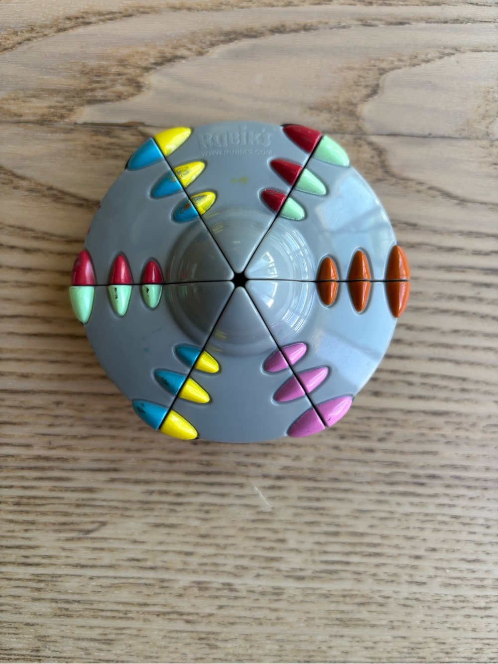 Vintage Rare Rubik’s UFO Puzzle Retro Ed  Flying Saucer Brain Teaser Twist Toy